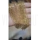 Corrente Elo Retangular Arredondado 5x2mm - Aço Inox Dourado